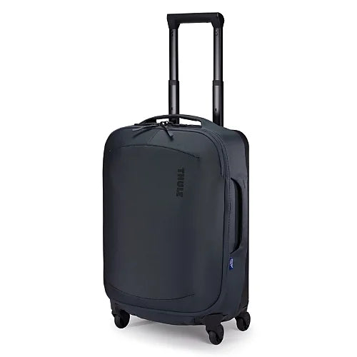 Thule Subterra 2 dark slate 55cm carry-on spinner with sleek design, extended handle, and four spinner wheels