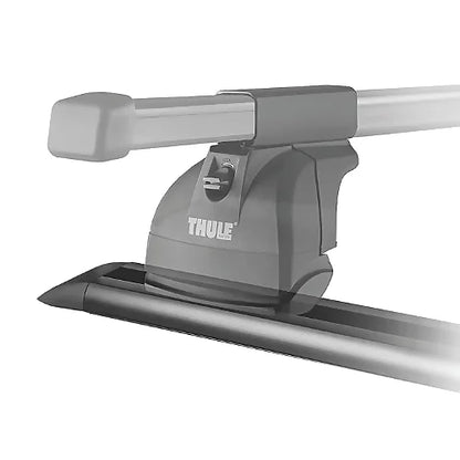 Thule Top Tracks installed on vehicle roof with Podium feet system