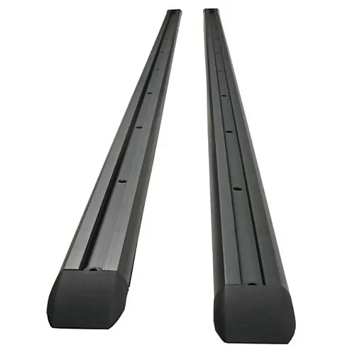 Pair of Thule Top Tracks in black, 54-inch variant shown unmounted