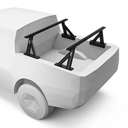 Thule Xscape rack on model truck showing low mount installation