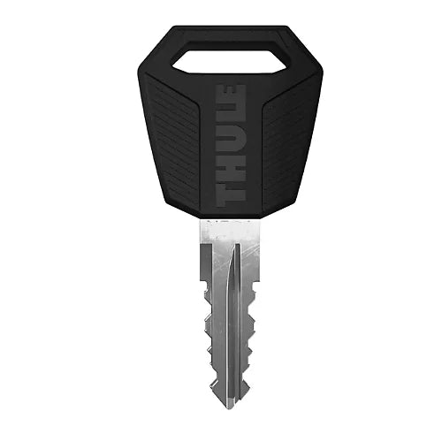 Premium Thule spare key with black plastic grip and N-series blade (used condition)