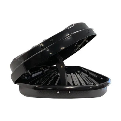 Dual-side opening X-Cross Rooftop Cargo Box for easy access from both sides