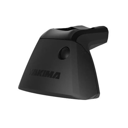 Yakima BaseLine Tower side angled view showing aerodynamic black matte design