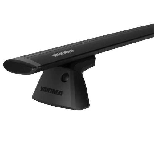 Yakima BaseLine Tower with JetStream crossbar attached for vehicle roof rack setup