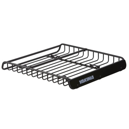 Side view of Yakima roof basket shown without gear, isolated.