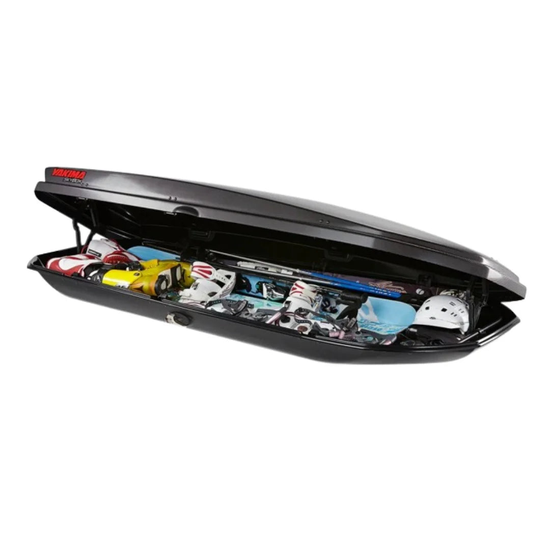 Yakima SkyBox Carbonite Lo open