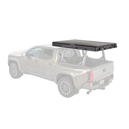 Top-down closed configuration of Yakima SkyPeak HD rooftop tent on vehicle