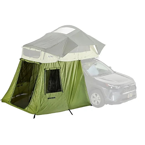 Yakima SkyRise HD Annex fully installed on car without fly cover