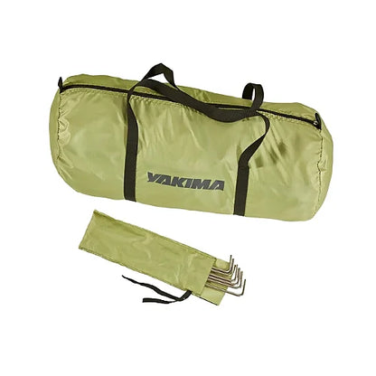 Yakima SkyRise HD Annex in storage bag with included stakes shown