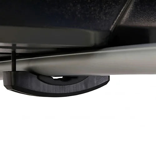 Yakima TopWater universal mounting hardware securing box to roof rack