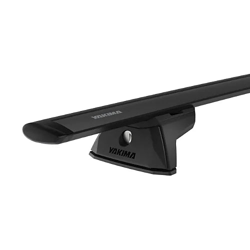 Yakima TrackTower used with CoreBar aerodynamic crossbar for direct track mounting