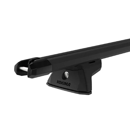 Yakima TrackTower tower paired with crossbar for direct-to-track roof rack mounting